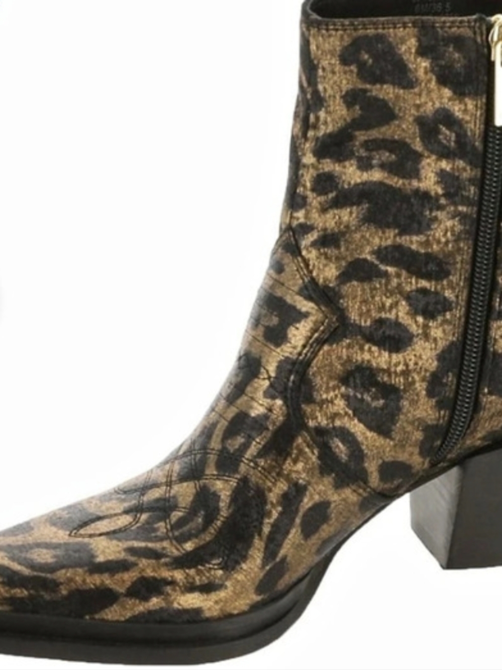 Jessica Simpson Helvona Leopard Ankle Boots US 10 NWT